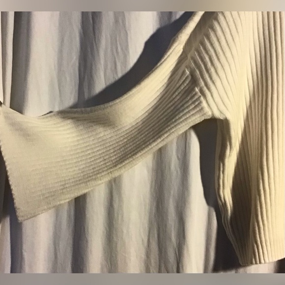 PrettyLittleThing Cream Ribbed Button Cardigan - Picture 4 of 8